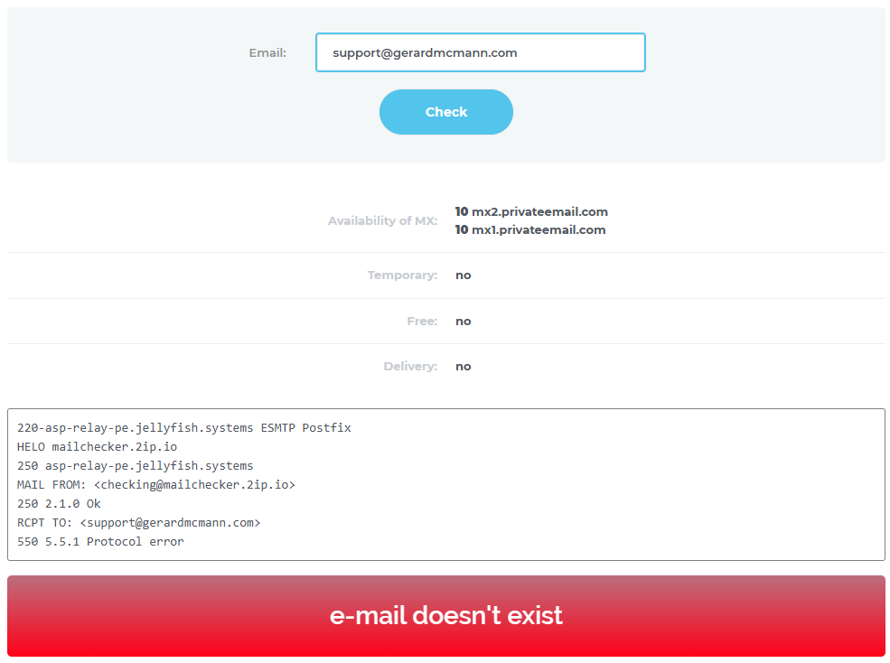 Fake email