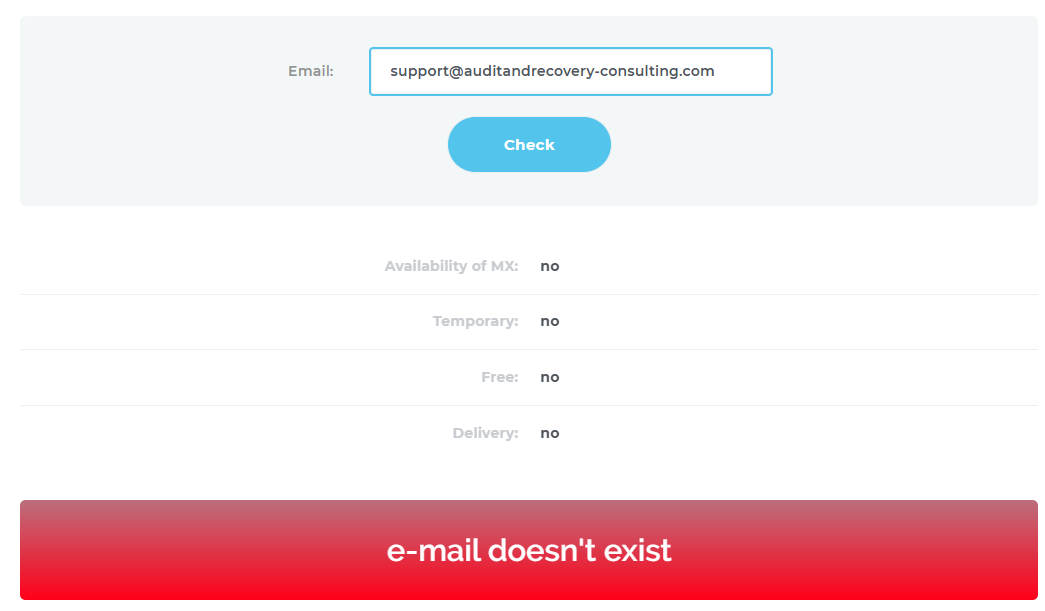 ALAIN CONSULTING LTD - fake email
