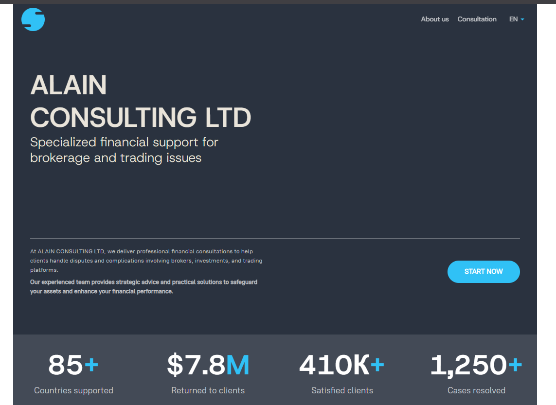 ALAIN CONSULTING LTD - website